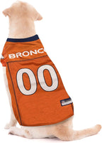 Pets First NFL Denver Broncos Dog Jersey, Size X-Large, Football Shirt Costume for Pet, Dog Sports T-Shirt, NFL Team Clothing for Cats, Licensed Pet Apparel Available in 7 Sizes and 32 Teams