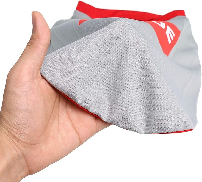 iChoue French Bulldog Summer Cooling Shirt for Dogs UV Sun Protection Vest Sleeveless Stretchy Tank Top English Pug Grey Red - Medium