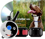Educator 1/2 Mile Remote Dog Training System Plus E-Collar 101 Training DVD, Safe Humane Stimulation, Pavlovian Tone, Waterproof, Odorproof Biothane Collar, Night Light, Rechargeable, 2 Dog, Zen