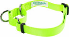Blueberry Pet Essentials Martingale Safety Training Dog Collar, Highlighter Yellow, Large, Heavy Duty Nylon Adjustable Collars for Dogs