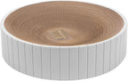 Cardboard Cat Scratcher Round Cat Scratching Board Cardboard Bowl Nest Pet Scratch Scratching Pad Lounge Bed Corrugated Paper Design for Clawing and Resting