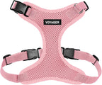 Voyager Step-in Pet Harness - All Weather Mesh, Adjustable Step in Harness for Cats and Dogs by Best Pet Supplies - Pink, XL