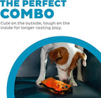 Outward Hound Durablez Minis Stuffing-Free Squeaky Plush Dog Toy for Puppies & Small Dogs - Interactive, Soft Yet Tough, No Mess, Jumbo Squeaker, Long-Lasting Play, Dog