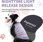 Dog Shirt, Cooling Vest Lightweight Breathable, Dog T-Shirts All-Season Sun Protection Quick Dry Soft Stretchy Reflective Tank Top - Small Medium Large Dogs (Brier Rose+Lilac Ether, X-Large)