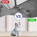 Eunice Carpet Protector for Pets, 15 in x 9.8 Ft Cat Carpet Protector for Doorway, Anti-Slip Cat Scratch Mat, Easy to Cut Plastic Stopper
