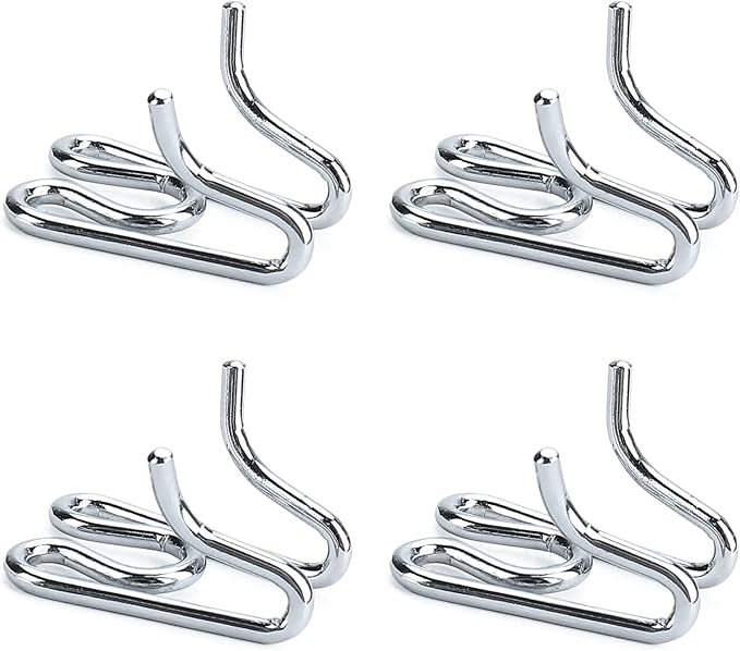 Dog Collar Extra Links Designed for Training Collars (4 Pack) Steel Chrome Plated Dog Training Collar Links (3.20mm, Silver)