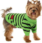 Dog Shirts for Small Dogs, Striped T-Shirts Dog Vest Pet Apparel Tee Shirts Spring Summer Suitable for Small and Medium Large Pets French Bulldog Bichon, Green S