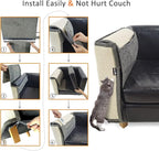 NATUYA Furniture Protectors from Cats-Cat Couch Protector Large Sisal Cat Scratching Mat-Protect Sofa Corner Cushion Chair (Sisal Armrest - Right)