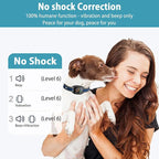 Bark Collar for Small Dogs,No Shock Anti Bark Collar with 3 Adjustable Modes Beep&Vibration,Barking Collar with 6 Adjustable Sensitivity Rechargeable Smart Training Collar (Blue)