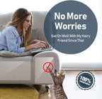 Cat Scratcher for Indoor Cats - 12x17 Inches, 8 PCS Furniture Protector, Wide Double Side Anti-Scratch Deterrent Tape, Pet Scratch Pad for Pretector Couch, Door, Wall, Carpet