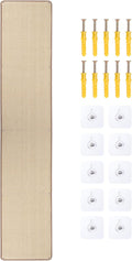 Natural Sisal Cat Wall Climbing Carpet, Wall Scratcher Carpet Mat Pad, Cat Climbing Wall, Tall Scratching Post, Wall Floor Couch Sofa Protector, Scratching Pad for Indoor Cats （78.7" Lx15.7 W, 1PC）