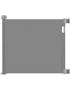 Retractable Baby Gate for Doorways and Stairs, Mesh Safety Gate for Pet, Indoor & Outdoor Use, One-Hand Operation, Easy Installation, 33.6" Tall, Expands to 71" Wide(Grey,33.6"x71")
