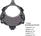 ICEFANG GN3 Tactical Dog Harness with 6X Buckle,Dog Molle Vest with Handle,3/4 Body Coverage,Hook and Loop Panel for ID Patch,No Pulling Front Clip (L (28"-35" Girth), Wolf Gray)