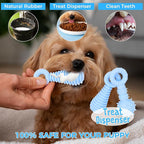 Puppy Toys, 9 Pack Dog Chew Toys for Puppy, Cute Blue Small Dog Toys, Teething Toys for Puppies, Soft Durable Interactive Chew Toy for Small Dogs