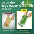 ATIFBOP Biodegradable Dog Poop Bags 360 Counts, Leak Proof and Extra Thick Doggy Poop Bags (Unscented)