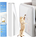 Cat Furniture Scratch Protector, Self-Adhesive Transparent Tape, Clear Scratch Guard for Sofa, Door & Furniture Protection (30x500cm)
