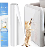Cat Furniture Scratch Protector, Self-Adhesive Transparent Tape, Clear Scratch Guard for Sofa, Door & Furniture Protection (30x500cm)