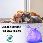 Baby Diaper Bag Disposable (300 ct.) Fresh Baby Powder Scented Easy Tie Handles Scented Diaper Sacks Disposable Dog Poop Waste Bags Cat Litter Clump & Poop Bags Sanitary Pad Waste Bags (300 Bags)