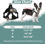 PUPTECK No Pull Dog Harness Small Sized Dog, Adjustable Reflective Escape Proof Easy Control, Comfortable Soft Padded Step in Pet Vest Harness, Camouflage, S