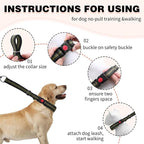 Martingale No Pull Dog Collar for Large Medium Small Dogs, Heavy Duty Nylon Adjustable Reflective Anti Pull Slip Collar with Buckle for Training Walking Hunting S Army Green