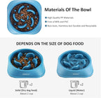 Slow Feeder Dog Bowls, Pet Supplies That Slow Down Eating, Pet Food Bowls, Maze Dog Puzzle Feeder for Medium Breed