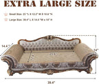 Sofa Shaped Scratching Couch,Thick Scratching Cardboard, Lounge Bed for Indoor Rest&Play, Sofa Scratcher Pad (39.4" L X 14.4 "W X 14" H)