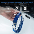 Martingale Dog Collar, No-Buckle Escape-Proof Design, Heavy-Duty Nylon and Welded D-Ring, Adjustable Training Collar for Medium Large Dogs (Royal Blue, L)