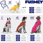 FUAMEY Dog Coat for Small Dogs,Waterproof Dog Winter Jacket with Harness Built in Puppy Cold Weather Coats Reflective Pet Vest with Zipper Warm Fleece Dogs Snowsuit Windproof Black S