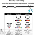 Educator 1-Inch Dog Training Collar Strap – ONLY Fits FE-580, ET-800 & UL-1200 Receivers – NOT Compatible with Mini Educator (ET-300/ET-400) – Quick Snap Biothane Bungee Collar, Black
