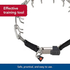 Herm Sprenger - Ultra-Plus Prong Dog Training Collar with ClicLock - Chrome - 4 mm x 20" Neck Size; 25" Chain Length