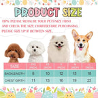 Abbylike 3 Pcs Seasonal Dog Outfits Easter Summer 4th of July Pet Costume Cotton Holiday Puppy Dress Lightweight Pet Apparel with Bowknot for Large Medium Dog Clothing, Large