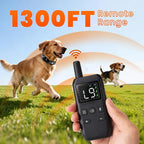 Small Shock Collar for Small Dogs，1300FT Dog Training Collar with Remote，3 Channels - IP67 Waterproof Rechargeable, Beep, Vibration, Safe Shock for Small & Medium Dogs(5-30Lbs，Black)