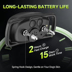 2 Pack Dog Bark Collar with Remote – 2-in-1 Automatic & Manual Modes, Smart Anti Bark Dog Training Collar with Beep, Vibration & Shock, 330FT Range, IP67 Waterproof, Rechargeable (8-150lbs)