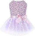 CuteBone Dog Birthday Dress Girl Puppy Skirt Tutu Cat Wedding Outfit Pet Party Clothes for Small Dogs Costume DD14S