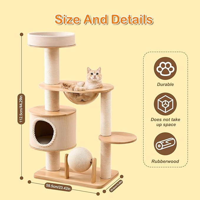 Generic Handwoven Tower Baskets Wear Resist Unique Nest Jumping Platform Breathable Pet Supplies Climbing Frame