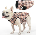 SCENEREAL Dog Winter Coat Boy Girl- Warm Jacket with Built-in Harness for Small & Medium Dogs, Fall Winter Waterproof Cold Weather Coat, Fleece Puffer Vest - Windproof Snow Puppy & Pet Clothes