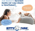 Kitty Cure Cat Nail File Scratcher, Odor-Resistant Litter Box Emery Board Scratcher Pad, No Peeling Needed, Waterproof, Non-Toxic & Long-Lasting Cat Scratcher that Files Nails