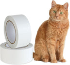 FindTape Cat Scratch Deterrent Tape [Double-Sided]: 2 in. (48mm actual) x 90 ft. (Transparent)