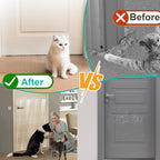 Uross Cat Doorway Protector - Anti-Scratch Mat for Pets, Set Includes Under Door Cat Scratch Protector