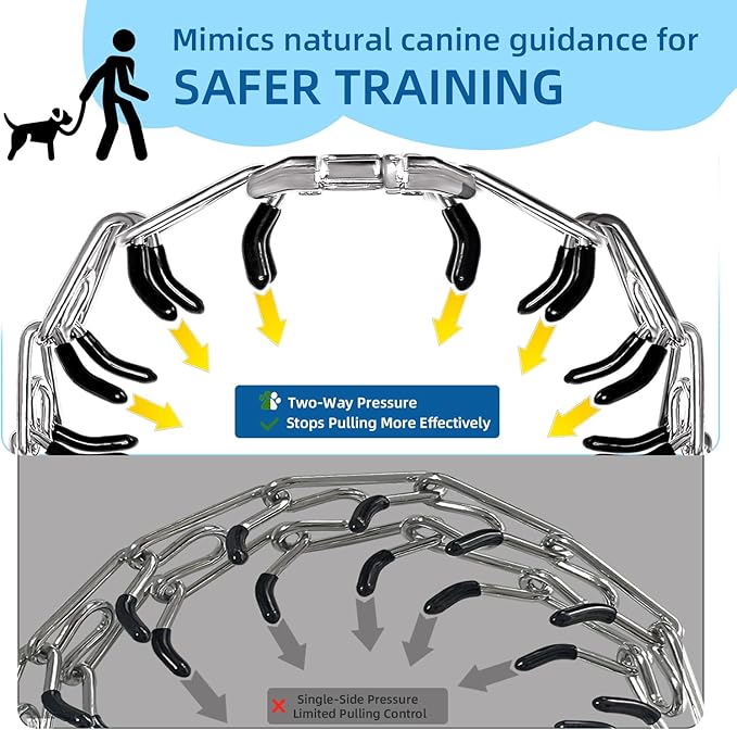 Adjustable No Pull Dog Collar with Cap for Small, Medium and Large