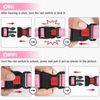 Joytale Martingale Collar for Dogs, Reflective Heavy Duty for Safety, Quick Release Buckle, Adjustable Nylon Collars for Puppy and XSmall Dogs Walking Training, Pink, XS