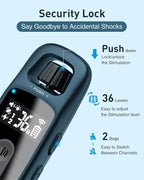 ABBIDOT Shock Collar for Dogs, 3300 FT Dog Training Collar with Remote, IPX7 Waterproof with 4 Training Modes, Rechargeable E-Collar for All Breeds (15-120 lbs)