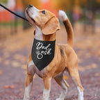 Dad Asked Dog Bandana Engagement Gifts for Couples Announcement Wedding Photo Prop Pet Scarf Accessories for Pet Dog Lovers Gifts