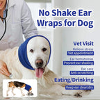 Nanaki Dog Calming Hoodie Quiet Head Cover Sleeves-Ear Covers Hood for Noise Bath, The Grooming and Force Drying Head Protection for Anxiety Relief and Calming Dog Neck and Ear Warmer, Fireworks 1Pack