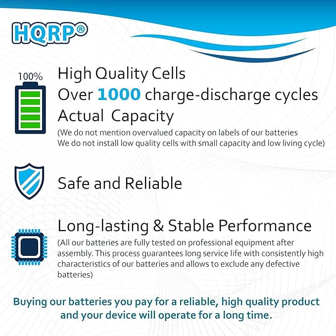 HQRP Battery Kit Compatible with Sportdog SAC54-13735 FieldTrainer 425, 425S, SD-425, SD-425S, SR-225, SR-225S Field-Trainer Remote Controlled Dog Training Collar Receiver Transmitter SAC54-13734