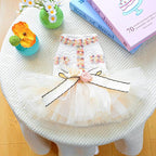 Furbabycare® Elegant Sweet Colorful Puppy Dog Blingbling Princess Skirt Pet Dog Lace Cake Camisole Tutu Dress E-Light Yellow X-Small
