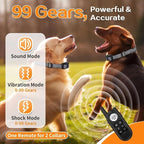 Tiniest Dog Shock Collar for 2 Dogs, Lightest Dog Training Collar with Remote for 2 Small Dogs 5-15lbs & Medium Large Dogs/Puppies, Waterproof, Rechargeable, 1300ft Range (2 White Black Dot Collars)