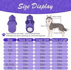 KOOLTAIL Dog Hoodie for Large Medium Small Dogs,Soft and Warm Pet Sweater with Leash Hole and Pocket Boy Girl,Puppy Fall Winter Jacket Clothes,French Pitbull Cold Weather Coat Sweatshirt,Purple L