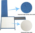 Cat Scratch Furniture Protector with Natural Sisal for Protecting Couch Sofa Chair Furniture,Couch Cat Scratch Protector 23.6" W*19.7" H (Dark Blue, Right Hand)