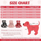 Dog Sweaters Dog Clothes for Small Dogs Boy Girl Fall Puppy Dress Warm Fleece Chihuahua Yorkie Teacup Doggie Sweaters Dresses Doggy Sweater for Small Dogs Girl Cat Outfit (Red, Small)